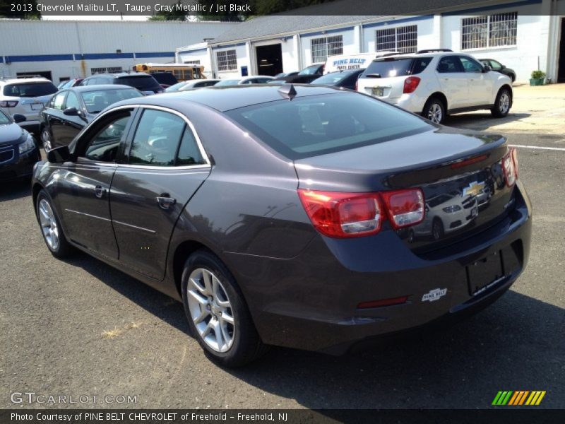 Taupe Gray Metallic / Jet Black 2013 Chevrolet Malibu LT