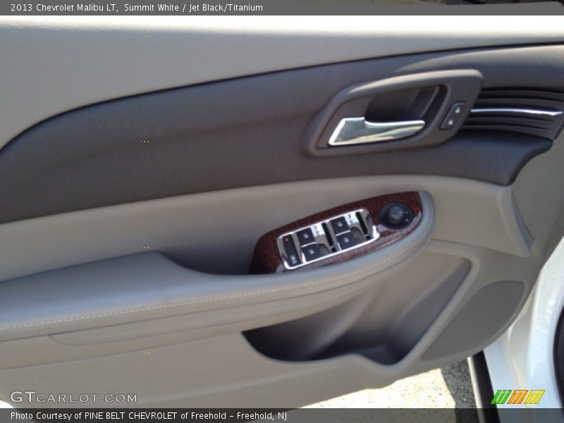 Summit White / Jet Black/Titanium 2013 Chevrolet Malibu LT