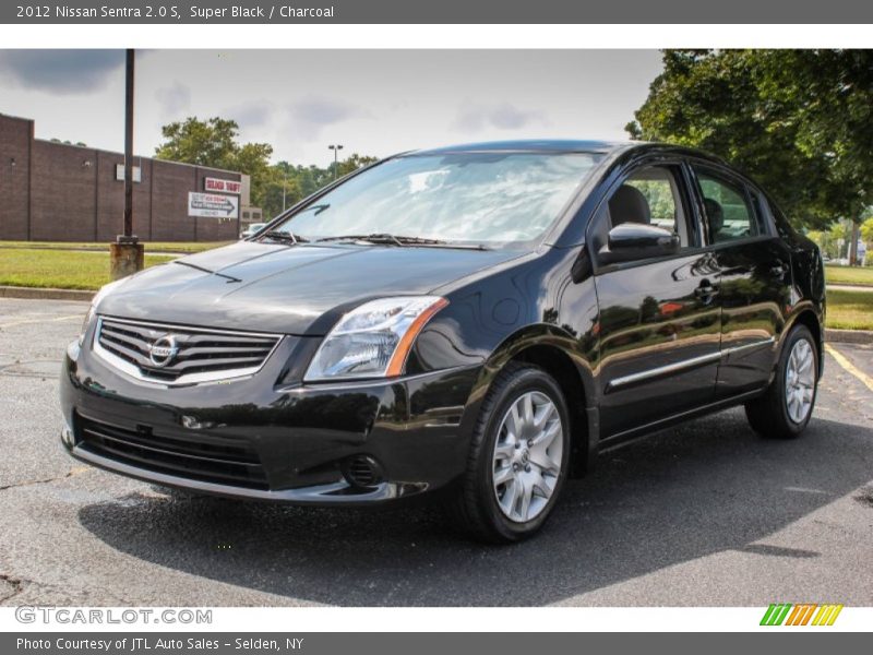 Super Black / Charcoal 2012 Nissan Sentra 2.0 S