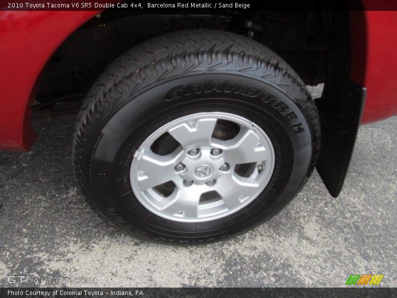 Barcelona Red Metallic / Sand Beige 2010 Toyota Tacoma V6 SR5 Double Cab 4x4