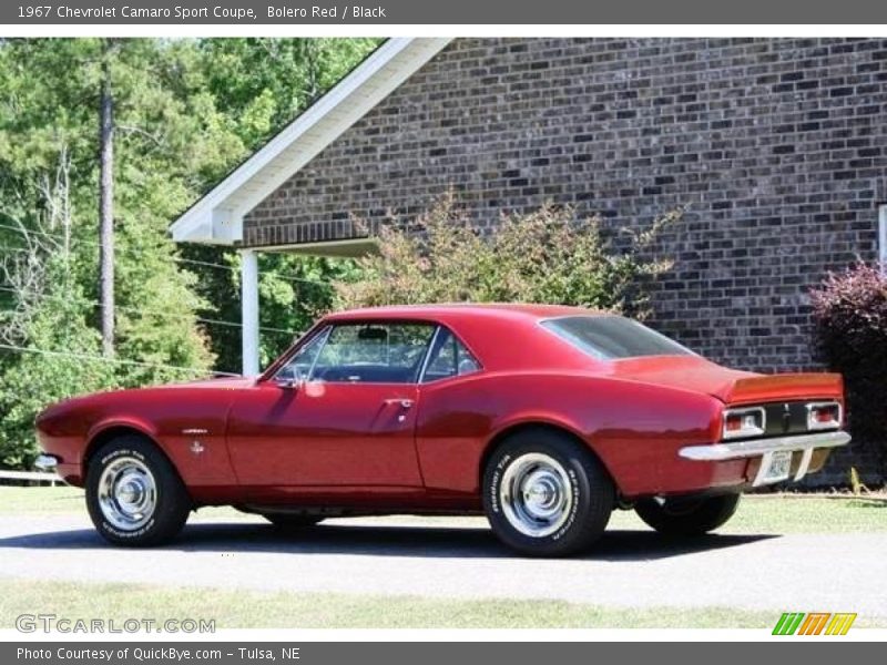 Bolero Red / Black 1967 Chevrolet Camaro Sport Coupe