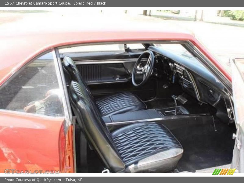  1967 Camaro Sport Coupe Black Interior