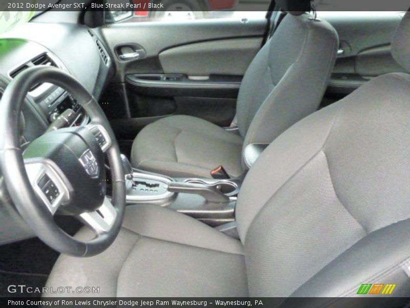 Blue Streak Pearl / Black 2012 Dodge Avenger SXT
