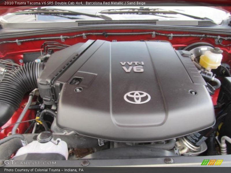 Barcelona Red Metallic / Sand Beige 2010 Toyota Tacoma V6 SR5 Double Cab 4x4