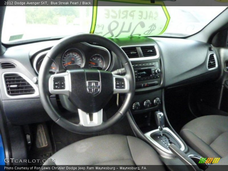 Blue Streak Pearl / Black 2012 Dodge Avenger SXT