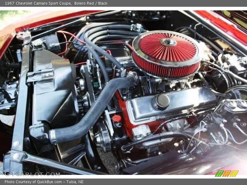 Bolero Red / Black 1967 Chevrolet Camaro Sport Coupe
