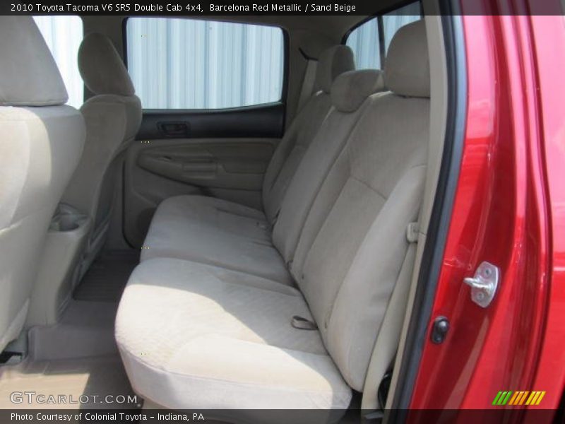 Barcelona Red Metallic / Sand Beige 2010 Toyota Tacoma V6 SR5 Double Cab 4x4