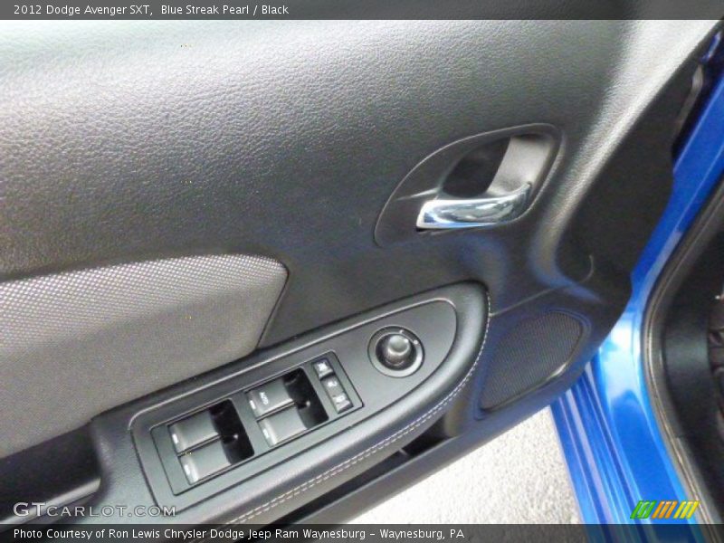Blue Streak Pearl / Black 2012 Dodge Avenger SXT
