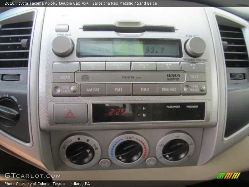 Barcelona Red Metallic / Sand Beige 2010 Toyota Tacoma V6 SR5 Double Cab 4x4