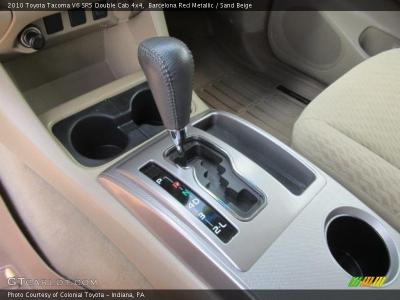 Barcelona Red Metallic / Sand Beige 2010 Toyota Tacoma V6 SR5 Double Cab 4x4