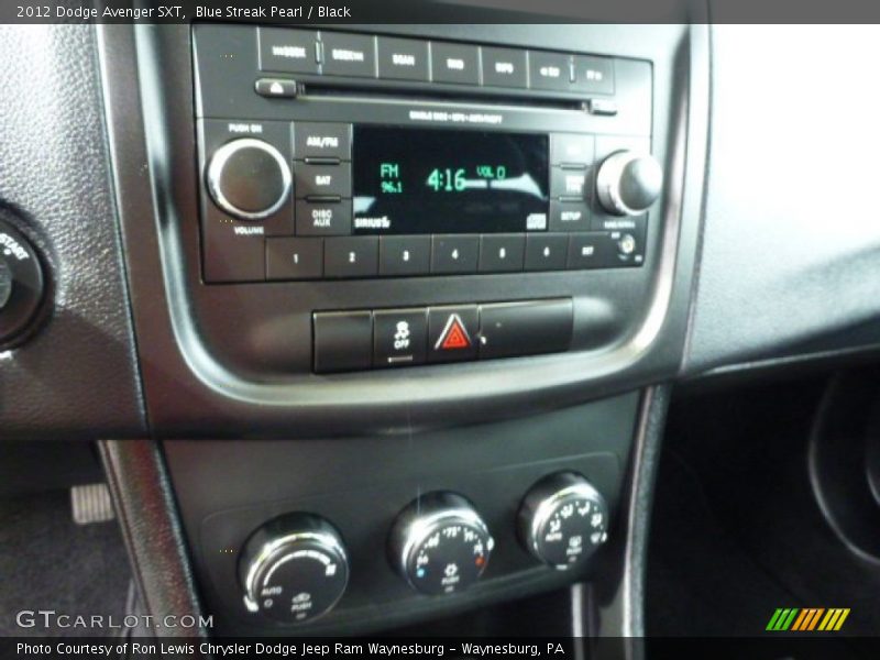 Blue Streak Pearl / Black 2012 Dodge Avenger SXT