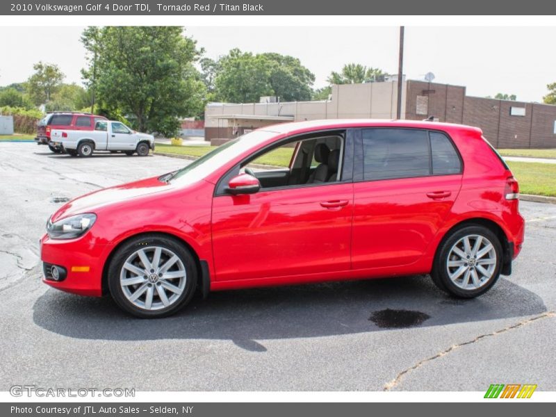  2010 Golf 4 Door TDI Tornado Red