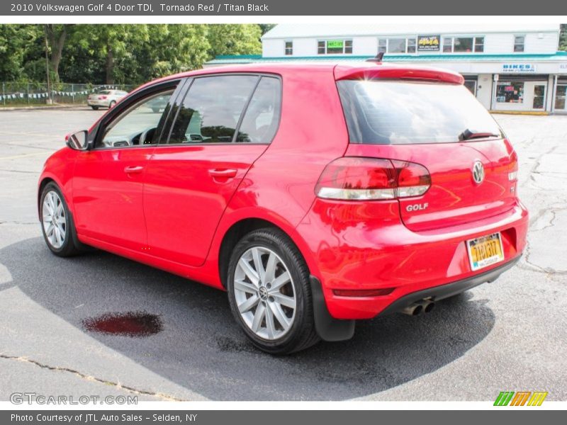 Tornado Red / Titan Black 2010 Volkswagen Golf 4 Door TDI