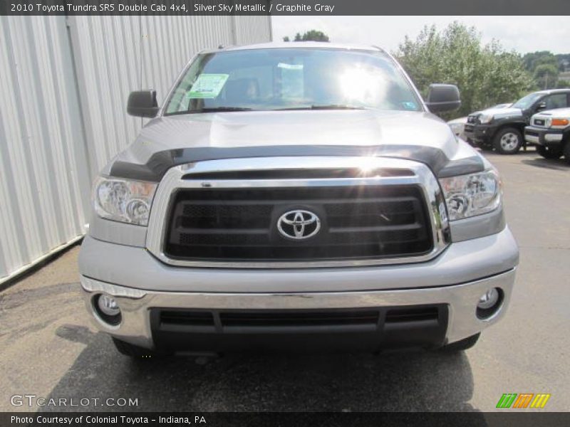 Silver Sky Metallic / Graphite Gray 2010 Toyota Tundra SR5 Double Cab 4x4