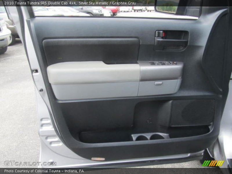Silver Sky Metallic / Graphite Gray 2010 Toyota Tundra SR5 Double Cab 4x4