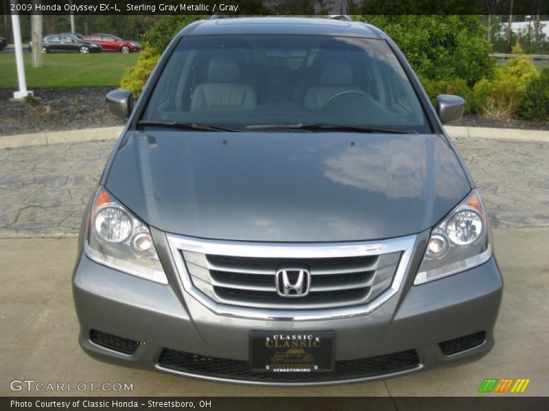 Sterling Gray Metallic / Gray 2009 Honda Odyssey EX-L