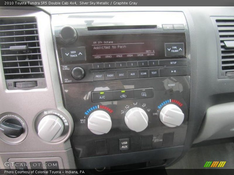 Silver Sky Metallic / Graphite Gray 2010 Toyota Tundra SR5 Double Cab 4x4
