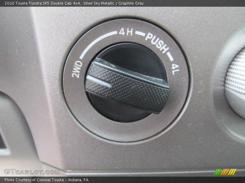 Silver Sky Metallic / Graphite Gray 2010 Toyota Tundra SR5 Double Cab 4x4