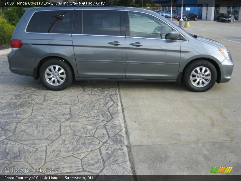 Sterling Gray Metallic / Gray 2009 Honda Odyssey EX-L
