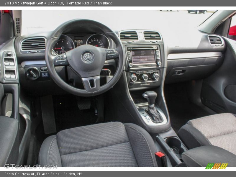 Titan Black Interior - 2010 Golf 4 Door TDI 