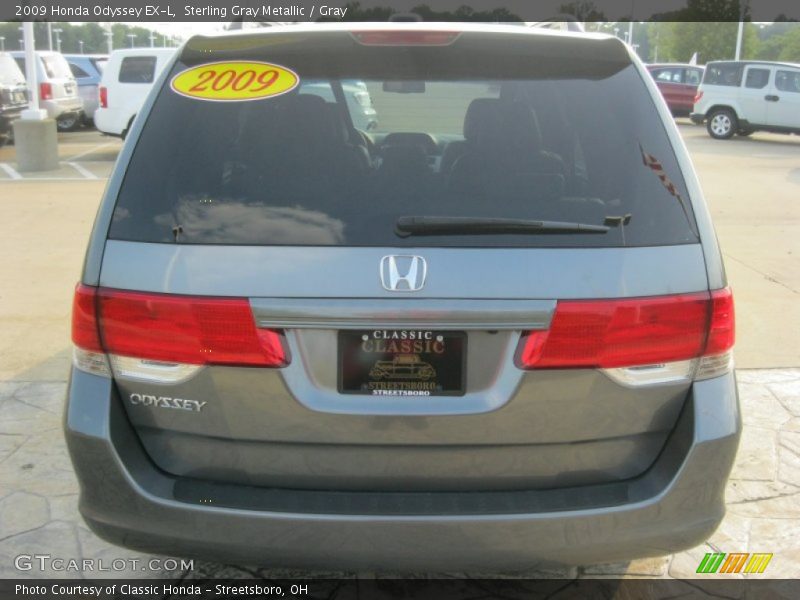Sterling Gray Metallic / Gray 2009 Honda Odyssey EX-L