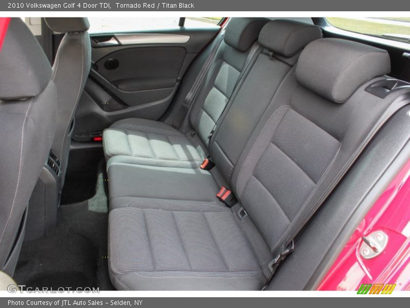 Rear Seat of 2010 Golf 4 Door TDI