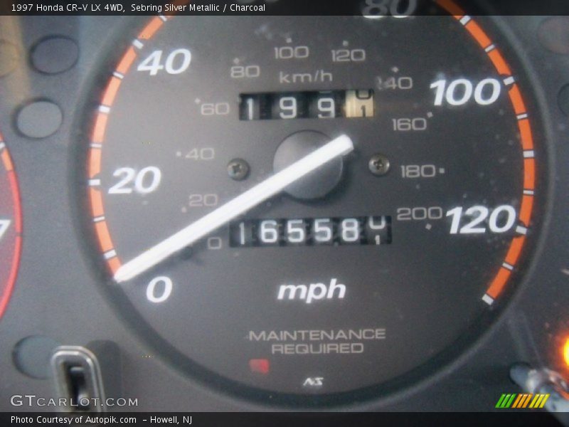 Sebring Silver Metallic / Charcoal 1997 Honda CR-V LX 4WD