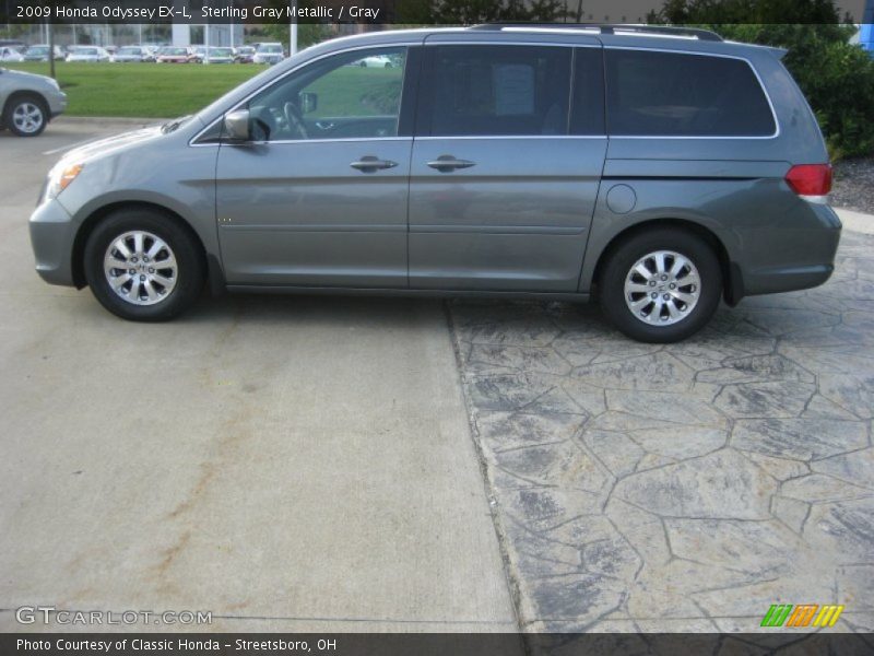 Sterling Gray Metallic / Gray 2009 Honda Odyssey EX-L