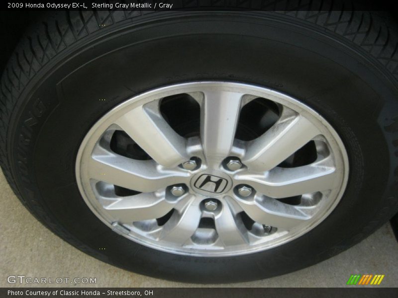 Sterling Gray Metallic / Gray 2009 Honda Odyssey EX-L