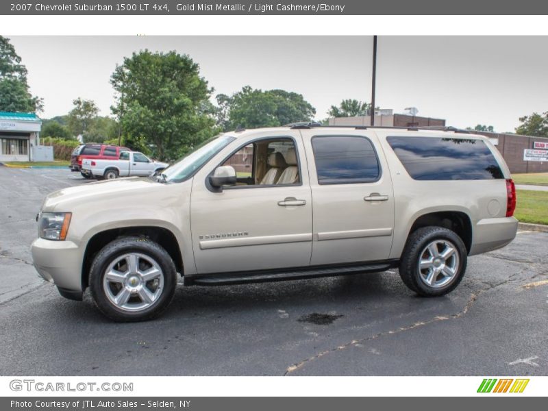 Gold Mist Metallic / Light Cashmere/Ebony 2007 Chevrolet Suburban 1500 LT 4x4