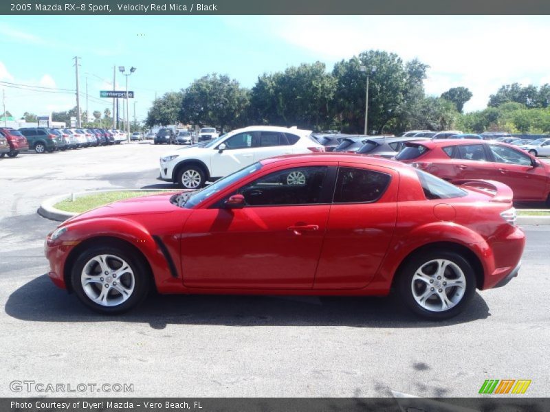 Velocity Red Mica / Black 2005 Mazda RX-8 Sport