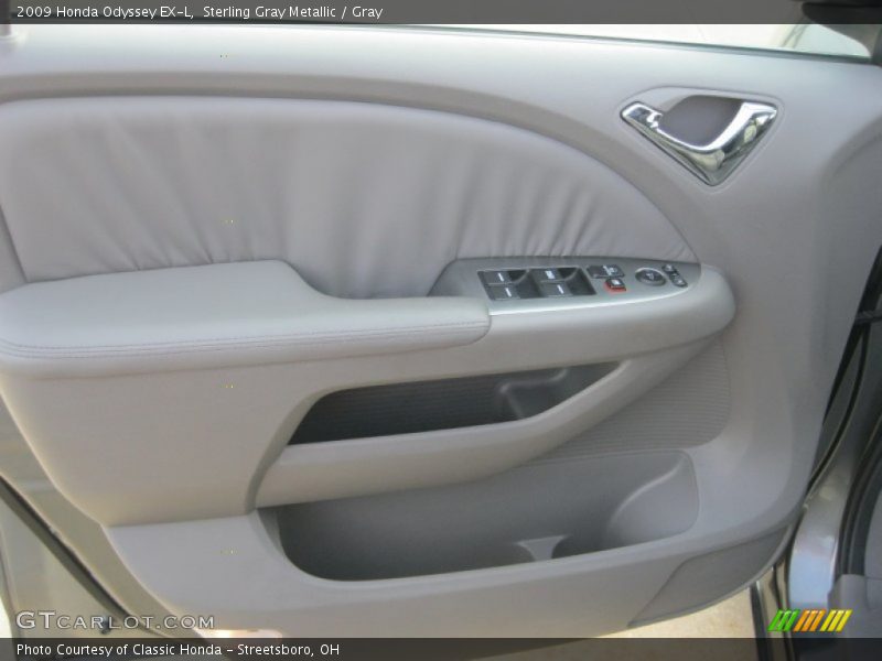 Sterling Gray Metallic / Gray 2009 Honda Odyssey EX-L
