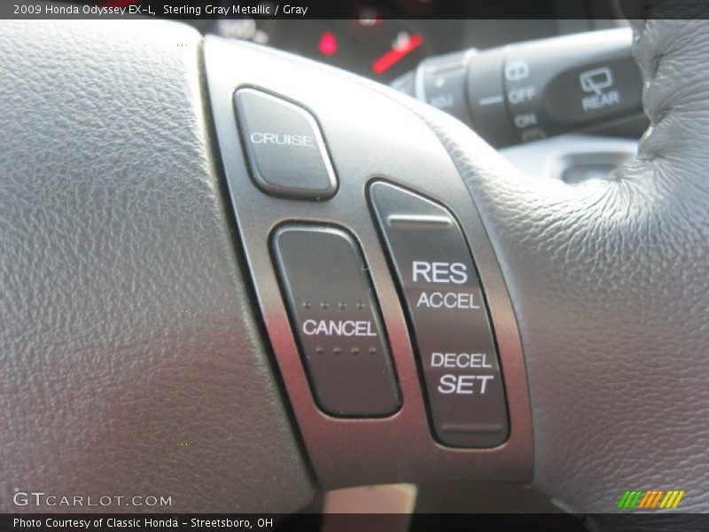 Sterling Gray Metallic / Gray 2009 Honda Odyssey EX-L