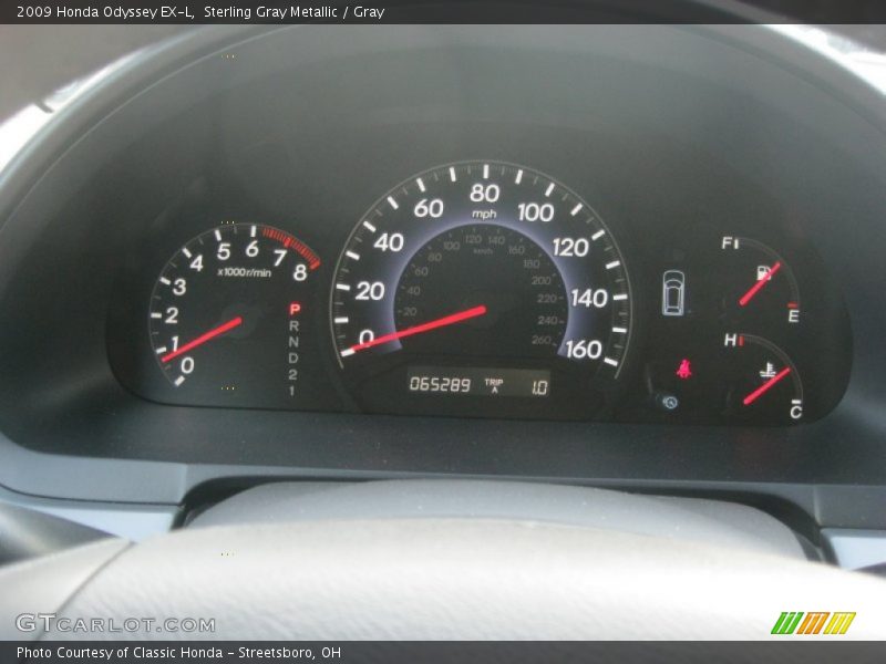 Sterling Gray Metallic / Gray 2009 Honda Odyssey EX-L