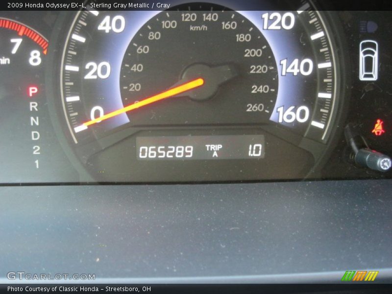Sterling Gray Metallic / Gray 2009 Honda Odyssey EX-L