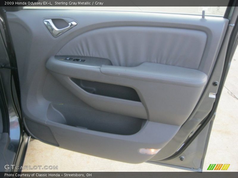 Sterling Gray Metallic / Gray 2009 Honda Odyssey EX-L