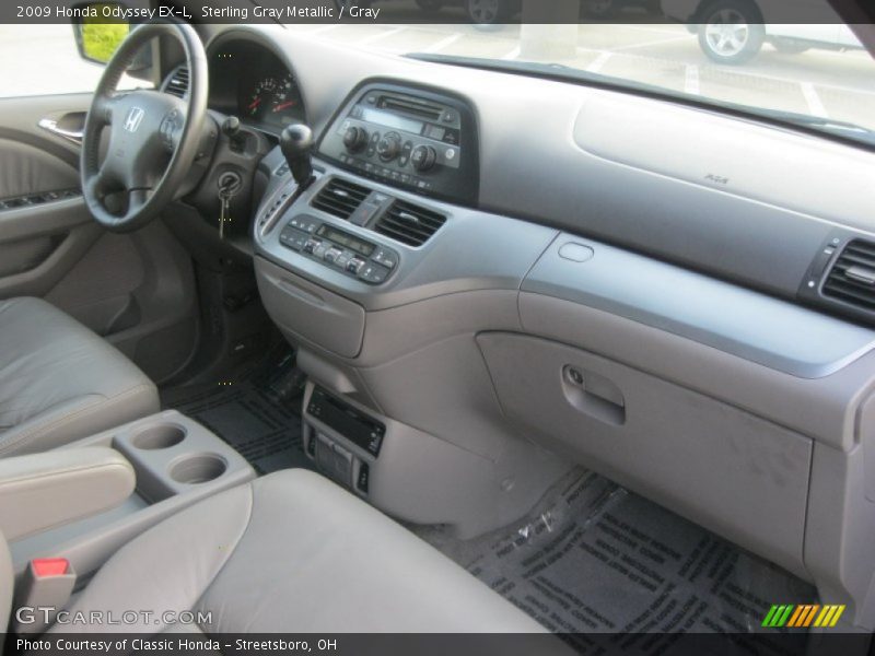 Sterling Gray Metallic / Gray 2009 Honda Odyssey EX-L