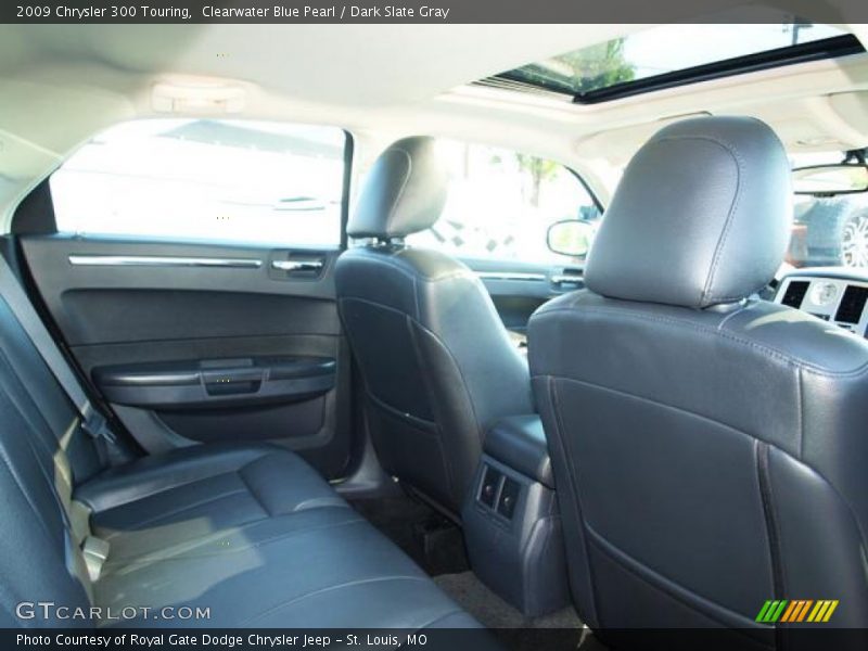 Clearwater Blue Pearl / Dark Slate Gray 2009 Chrysler 300 Touring