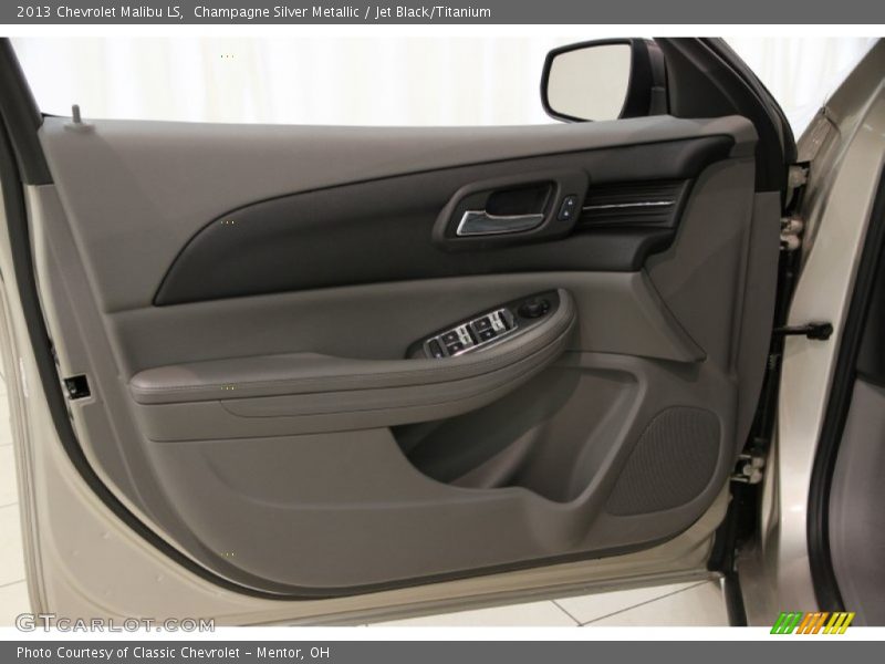 Champagne Silver Metallic / Jet Black/Titanium 2013 Chevrolet Malibu LS