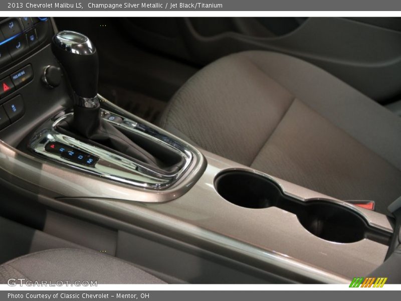Champagne Silver Metallic / Jet Black/Titanium 2013 Chevrolet Malibu LS