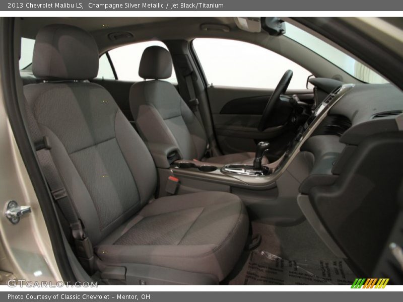 Champagne Silver Metallic / Jet Black/Titanium 2013 Chevrolet Malibu LS