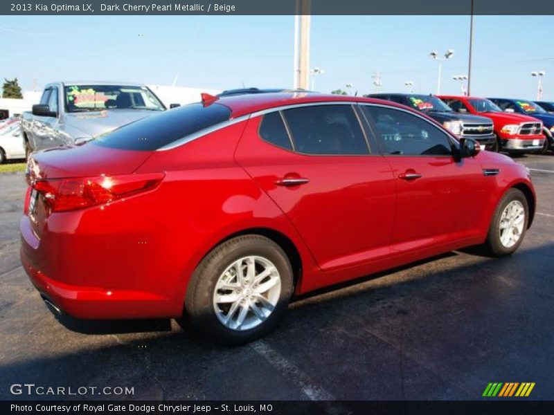 Dark Cherry Pearl Metallic / Beige 2013 Kia Optima LX