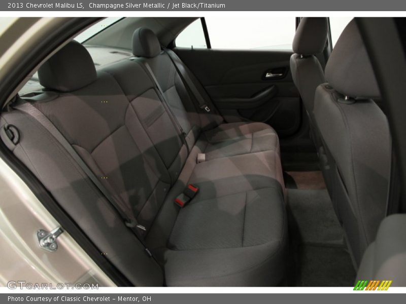 Champagne Silver Metallic / Jet Black/Titanium 2013 Chevrolet Malibu LS
