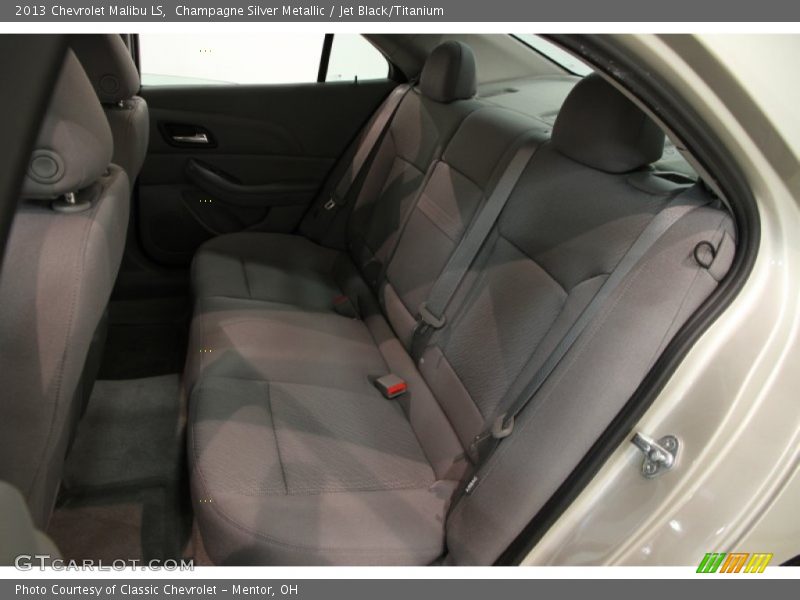 Champagne Silver Metallic / Jet Black/Titanium 2013 Chevrolet Malibu LS