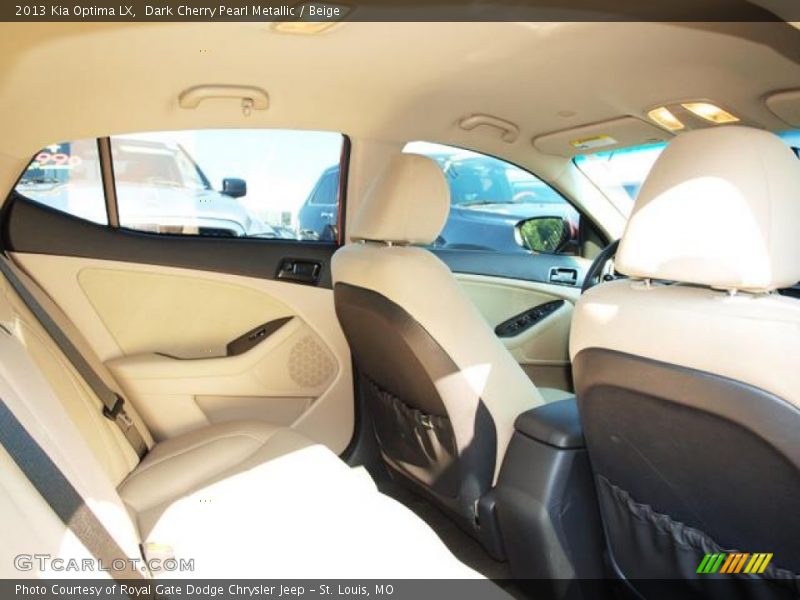 Dark Cherry Pearl Metallic / Beige 2013 Kia Optima LX
