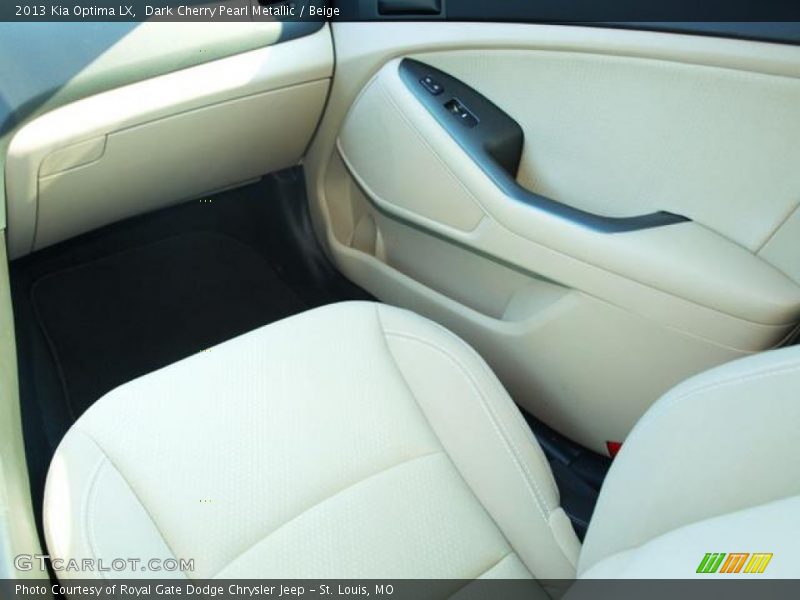 Dark Cherry Pearl Metallic / Beige 2013 Kia Optima LX