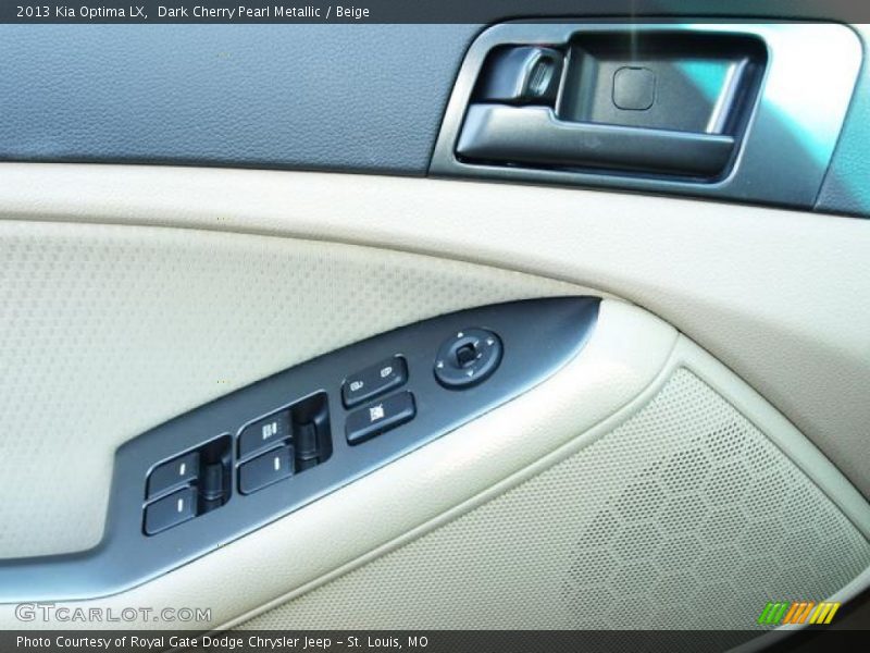 Dark Cherry Pearl Metallic / Beige 2013 Kia Optima LX