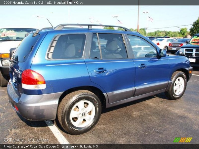 Nautical Blue / Gray 2006 Hyundai Santa Fe GLS 4WD