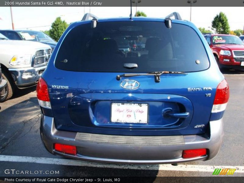 Nautical Blue / Gray 2006 Hyundai Santa Fe GLS 4WD