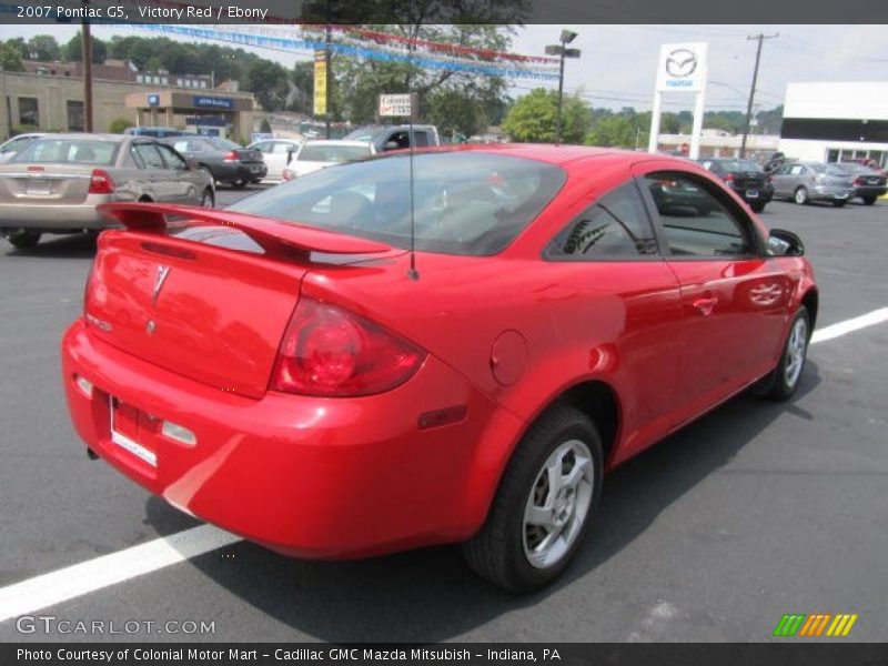 Victory Red / Ebony 2007 Pontiac G5